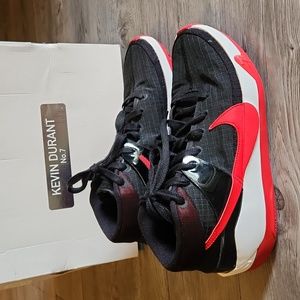 Nike, KD 13  Zoom, CI9948-002, Black/ Red Basketball Shoes, Size 9